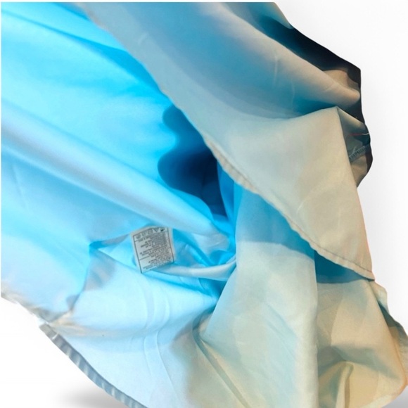 Betsey Johnson Light Blue Red Strawberry Vintage inspo Midi Dress extra small - Picture 13 of 15